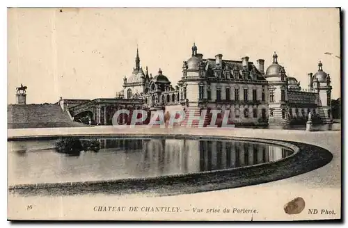 Ansichtskarte AK Chateau de Chantilly Vue prise du Parterre