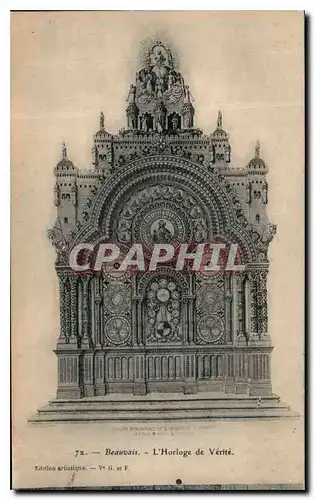 Cartes postales Beauvais L'Horloge de Verite