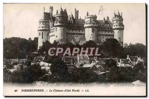 Cartes postales Pierrefonds Le Chateau Cote Nord
