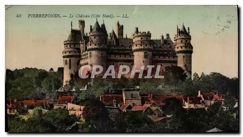 Ansichtskarte AK Pierrefonds Le Chateau Cote Nord