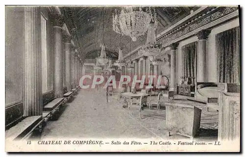 Cartes postales Chateau de Compiegne Salle des Fetes