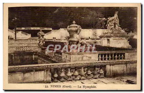 Cartes postales Nimes Gard La Nymphee