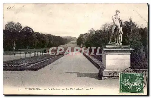 Ansichtskarte AK Compiegne Le Chateau La Plate Bande