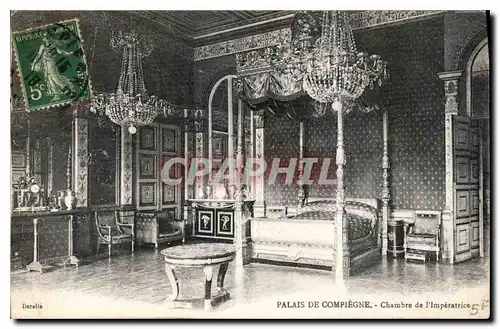 Cartes postales Palais de Compiegne Chambre de l'Imperatrice