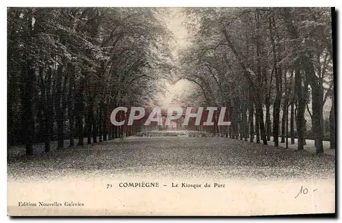 Ansichtskarte AK Compiegne Le Kiosque de Parc