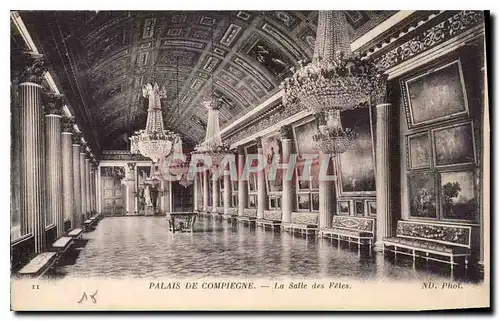 Ansichtskarte AK Palais de Compiegne La Salle des Fetes