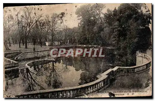 Cartes postales Nimes Jardin de la Fontaine