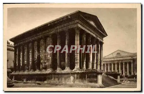 Ansichtskarte AK Nimes La Maison Carree monument romain