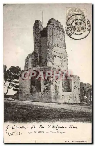 Cartes postales Nimes Tour Magne