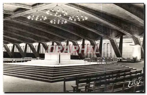 Ansichtskarte AK Lourdes La Basilique Souterraine St Pie X Consacree le 25 Mars 1958