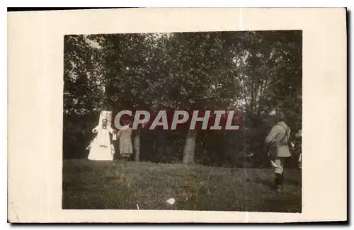 CARTE PHOTO Soldats Pretre Militaria