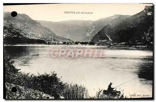 Cartes postales Nantua pris de Lacluse Peche Pecheur