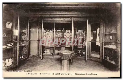 Cartes postales Ars Ain Presbytere du Saint Cure d'Ars Chambres des reliques