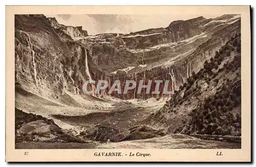 Cartes postales Gavarnie Le Cirque