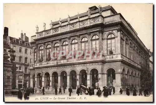 Ansichtskarte AK Lyon Le Grand Theatre