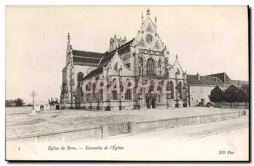 Ansichtskarte AK Eglise de Brou Ensemble de l'Eglise