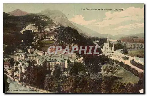 Cartes postales Les Sanctuaires et le Nouveau Lourdes