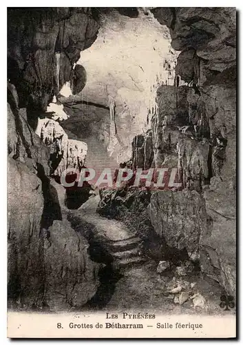 Cartes postales Les Pyrenees Grottes de Betharram Salle feerique