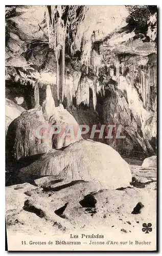 Cartes postales Les Pyrenees Grottes de Betharram Jeanne d'Arc sur le Bucher