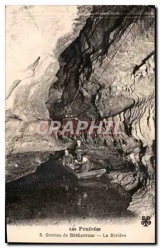 Cartes postales Les Pyrenees Grottes de Betharram La Riviere