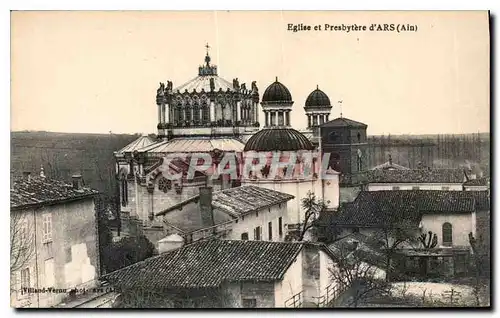 Cartes postales Eglise et Presbytere d'Ars Ain