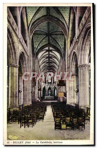 Cartes postales Belley Ain La Cathedrale interieur