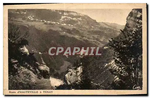 Cartes postales Route d'Hauteville a Tenay