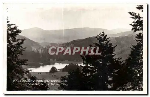 Ansichtskarte AK Environs d'Oyonnax Ain Vue sur le lac Genin