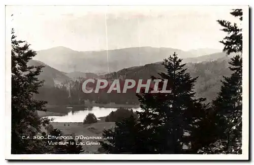 Cartes postales Environs d'Oyonnax Ain Vue sur le lac Genin