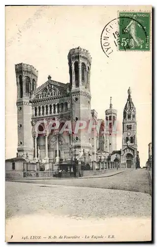 Ansichtskarte AK Lyon de ND de Fourviere La Facade