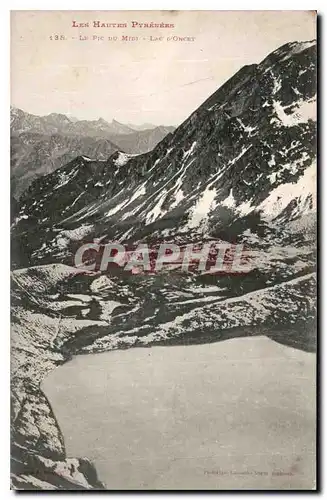 Ansichtskarte AK Les Hautes Pyrenees le Pic du Midi lac d'Oncet