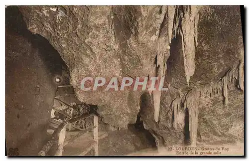 Cartes postales Lourdes Grottes du Roy Entree de la Grande salle