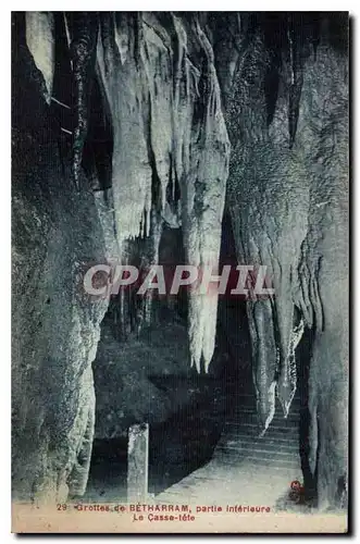 Cartes postales Grottes de Betharram partie interieure Le Casse tete