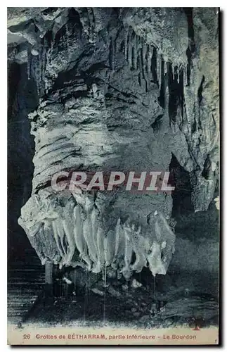 Ansichtskarte AK Grottes de Betharram partie interieure Le Bourdon
