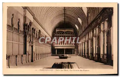 Cartes postales Pierrefonds Salle des Fetes dite Galerie des Previns