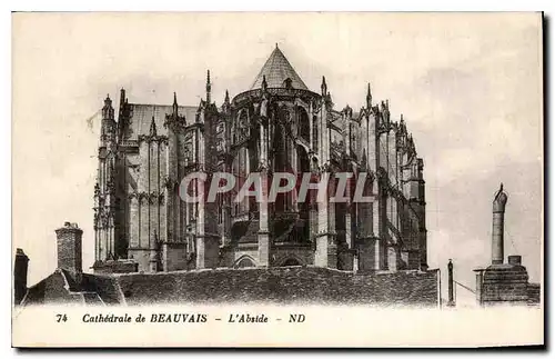 Cartes postales Cathedrale de Beauvais L'Abside