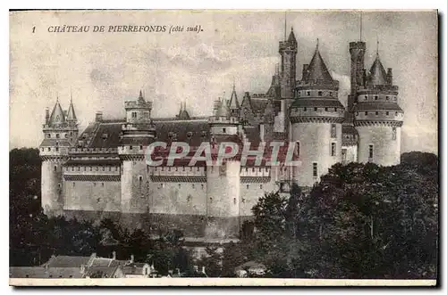 Ansichtskarte AK Chateau de Pierrefonds cote sud