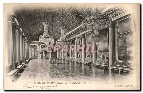 Cartes postales Chateau de Compiegne La Salle des Fetes