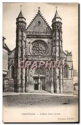 Cartes postales Compiegne L'Eglise Saint Antoine