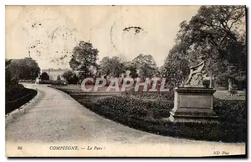 Cartes postales Compiegne Le Parc