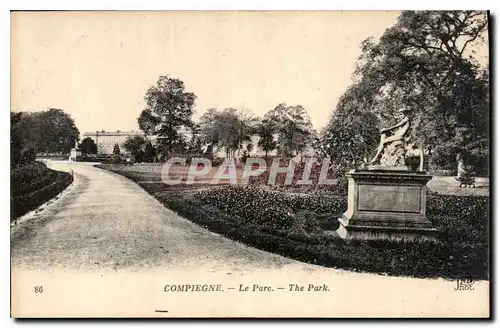 Cartes postales Compiegne Le Parc