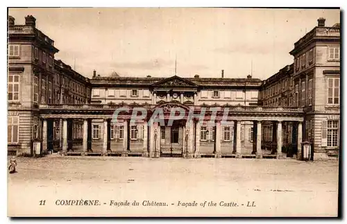 Cartes postales Compiegne Facade du Chateau
