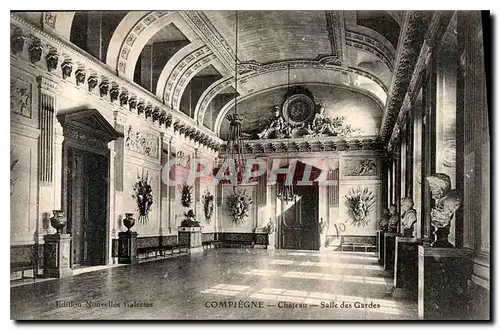 Cartes postales Compiegne Chateau Salle des Gardes