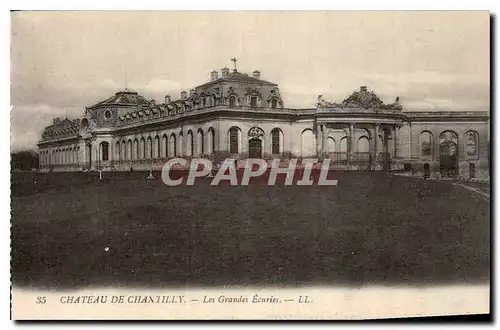 Cartes postales Chateau de Chantilly Les Grandes Ecuries