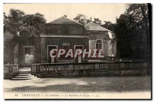 Cartes postales Chantilly Le Chateau Le Pavillionde Sylvie