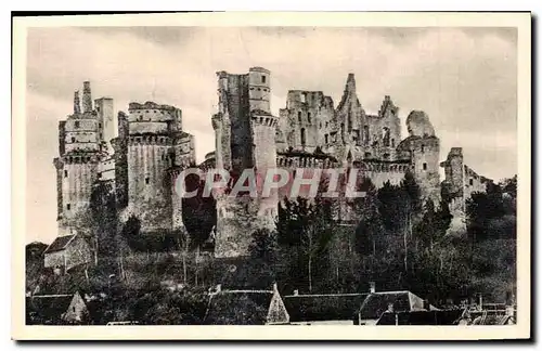 Ansichtskarte AK Chateau de Pierrefonds Oise Le Chateau avant le restauration