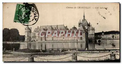 Ansichtskarte AK Chateau de Chantilly Cote nord oeust