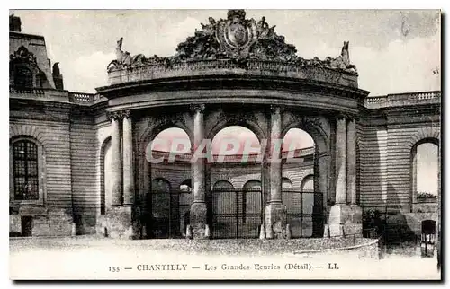 Ansichtskarte AK Chantilly Les Grandes Ecuries Detail