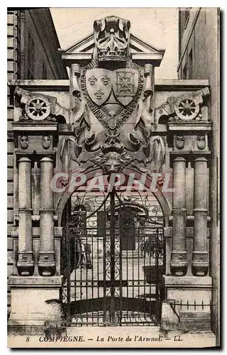 Cartes postales Compiegne La Porte de l'Arsenal