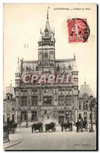 Cartes postales Compiegne L'Hotel de Ville